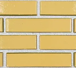 La Covadonga Glazed Cream Stretcher brick by Glazed Bricks