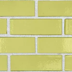 La Covadonga Glazed Lime Stretcher brick by Glazed Bricks