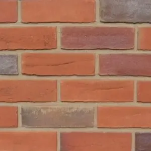 Hurstwood Red Multi (65mm) brick by UK Brick
